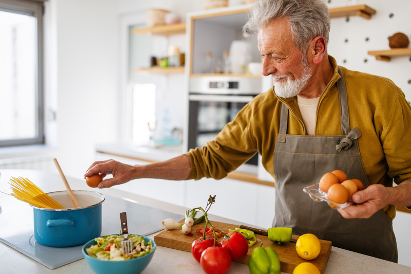 Patient eating after dental implant surgery